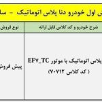 طرح جدید پیش فروش دنا پلاس اتوماتیک (آبان 1403)