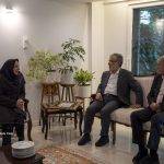 حضور وزیر علوم در منزل پروفسور افسانه صفوی و پروفسور ناصر ایران‌پور