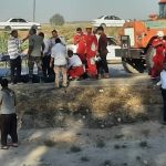 مرگ دلخراش راننده تریلی سوخت در محور اندیمشک پس از واژگونی