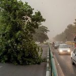 ویدئو آخرالزمانی از طوفان وحشتناک در جنوب تهران